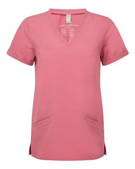Onna Women's Invincible V-Neck Stretch Scrub Top