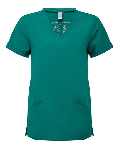 Onna Women's Invincible V-Neck Stretch Scrub Top