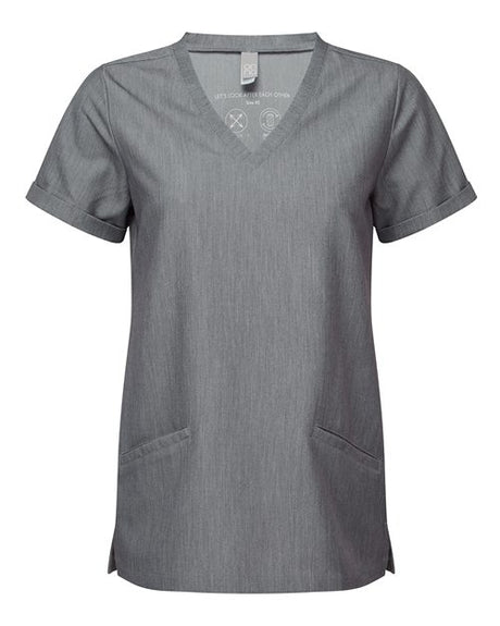 Onna Women's Invincible V-Neck Stretch Scrub Top