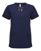 Onna Women's Invincible V-Neck Stretch Scrub Top