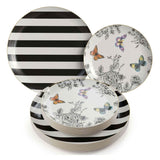 20 Count Elegant 8 Inch Earthtrends Monarch Design Disposable Paper Plates