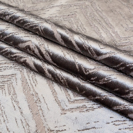 Silver Upholstery Velvet Burnout