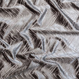 Silver Upholstery Velvet Burnout