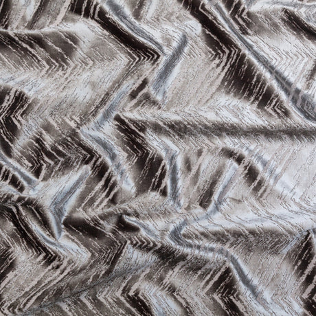 Silver Upholstery Velvet Burnout