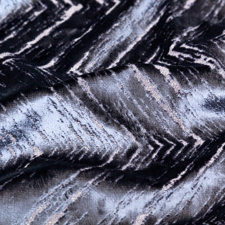 Slate Upholstery Velvet Burnout