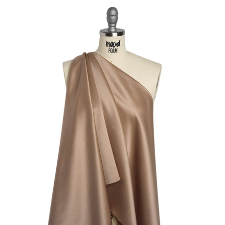 Polyester Satin - Swiss Coffee - Reverie Collection