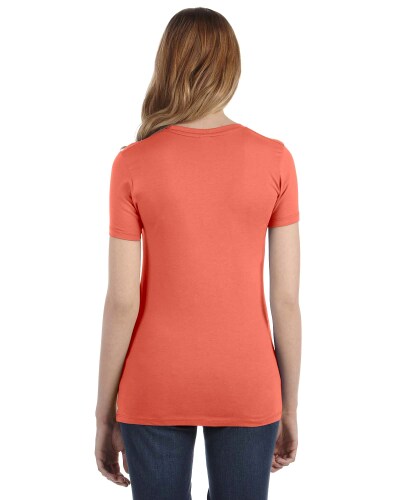 BELLA + CANVASÂ Women's Slim Fit Crewneck Short Sleeve Tee - S