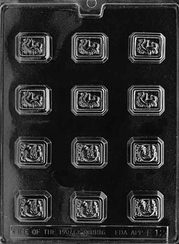 Bite Size Assorted Filled Fruits Chocolate Mold - LPF012