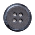 Italian Dark Charcoal 4-Hole Velvet-Faced Plastic Button - 54L/34mm