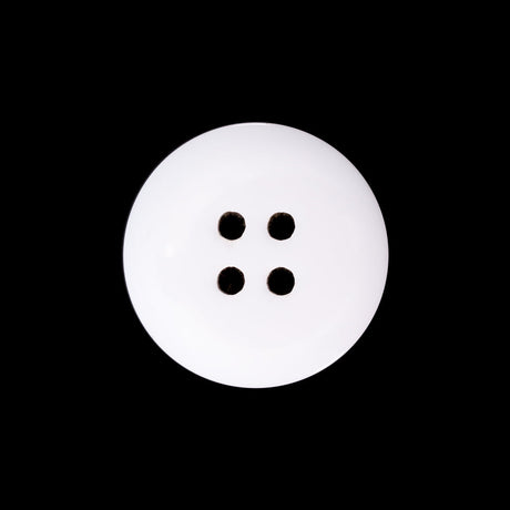Italian Ivory 4-Hole Velvet-Faced Plastic Button - 36L/23mm