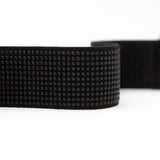 Italian Black Studded Elastic Trim - 1.625"