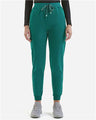 Women's Stretch Jogger Scrub Pants with Ribbed Cuffs & Utility Pockets