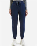 Women's Stretch Jogger Scrub Pants with Ribbed Cuffs & Utility Pockets