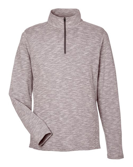 North End Men's Eclipse Jacquard Quarter-Zip Pullover