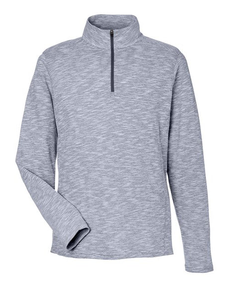 North End Men's Eclipse Jacquard Quarter-Zip Pullover