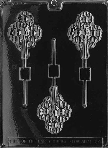 Bunch Of Daisies Lolly Chocolate Mold - LPF014