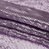 Aluminum Chainmail Fabric Panel, 3mm Tubular - Light Purple - Joan Collection