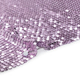 Aluminum Chainmail Fabric Panel, 3mm Tubular - Light Purple - Joan Collection