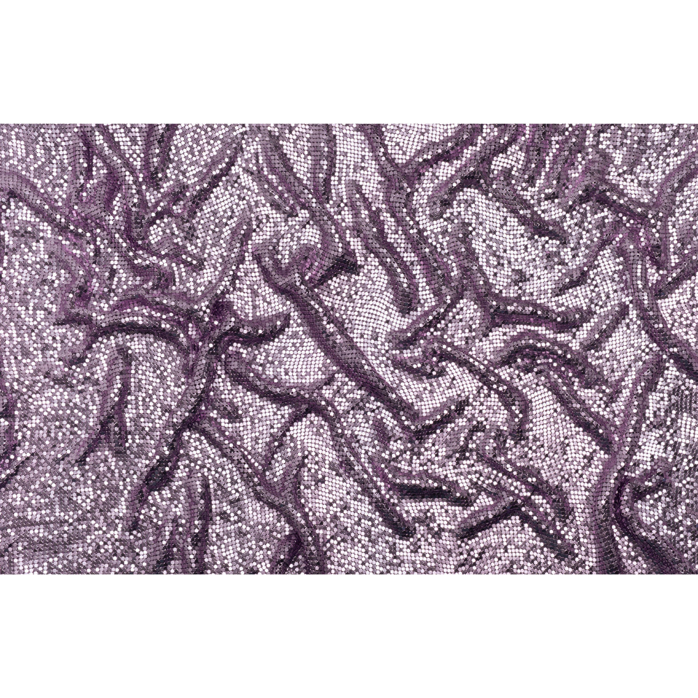 Aluminum Chainmail Fabric Panel, 3mm Tubular - Light Purple - Joan Collection