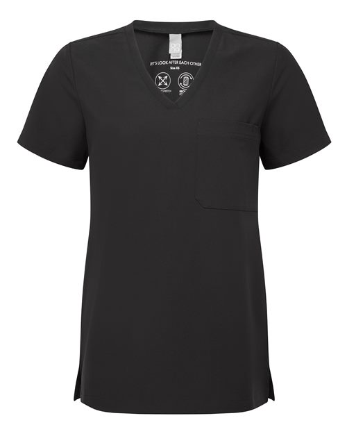 Onna Women's Limitless V-Neck Stretch Scrub Top