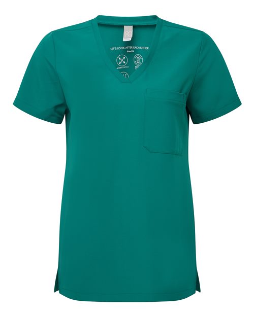 Onna Women's Limitless V-Neck Stretch Scrub Top