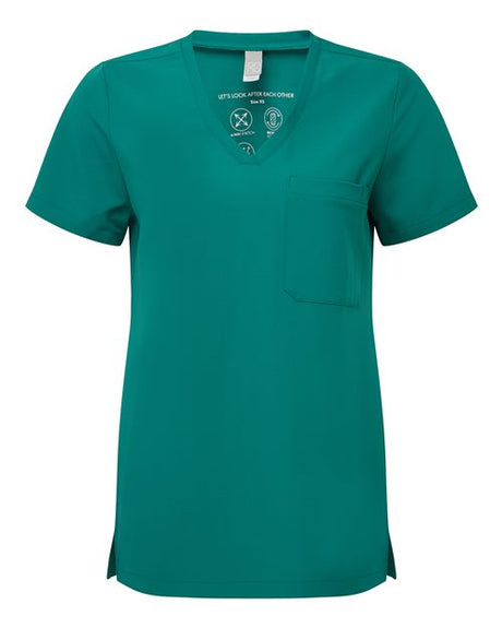 Onna Women's Limitless V-Neck Stretch Scrub Top