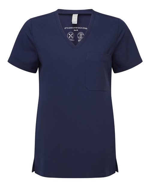 Onna Women's Limitless V-Neck Stretch Scrub Top