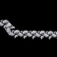 Fancy White Leafy Venise Lace Trim - 2.25"