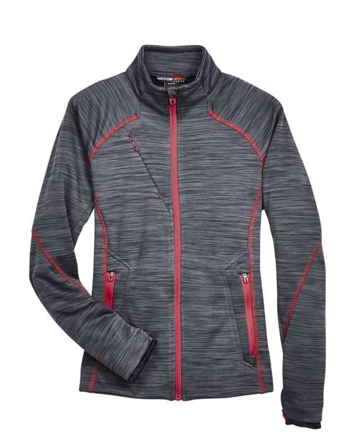 North End Women's Flux Mélange Bonded Fleece Jacket