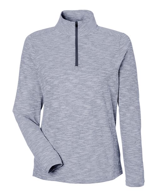 North End Women's Eclipse Jacquard Quarter-Zip Pullover