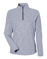 North End Women's Eclipse Jacquard Quarter-Zip Pullover