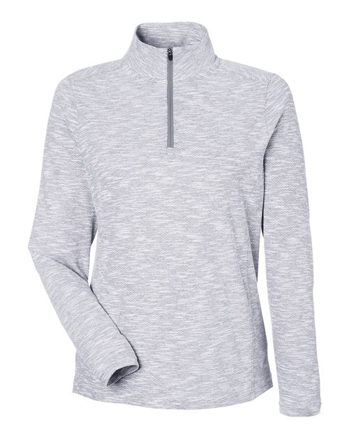 North End Women's Eclipse Jacquard Quarter-Zip Pullover