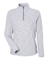 North End Women's Eclipse Jacquard Quarter-Zip Pullover