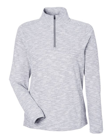 North End Women's Eclipse Jacquard Quarter-Zip Pullover