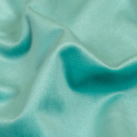 Nile Blue Creamy Polyester Velvet