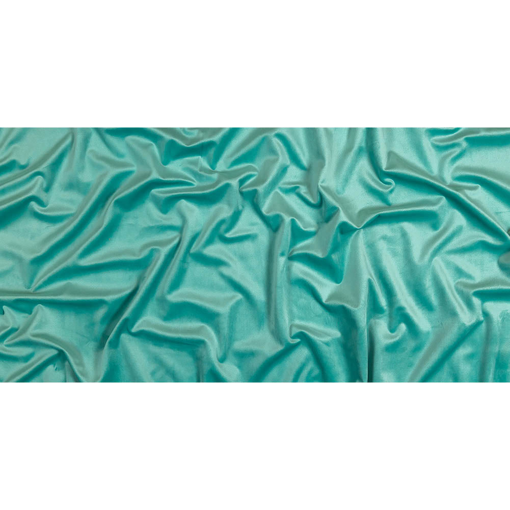 Nile Blue Creamy Polyester Velvet
