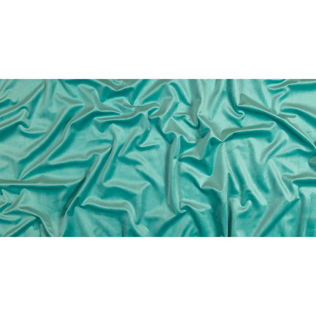 Nile Blue Creamy Polyester Velvet