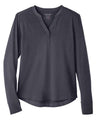 North End Women's JAQ Stretch Performance V-Neck Snap Pullover