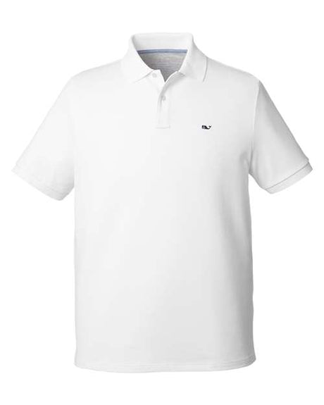 vineyard vines Men's Edgartown pique polo designed for polished casual everyday comfort