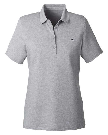 vineyard vines Women's Edgartown pique polo offering polished comfort for versatile casual outfits