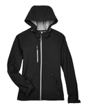 North End Women's Prospect Two-Layer Fleece Bonded Soft Shell Hooded Jacket