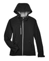 North End Women's Prospect Two-Layer Fleece Bonded Soft Shell Hooded Jacket