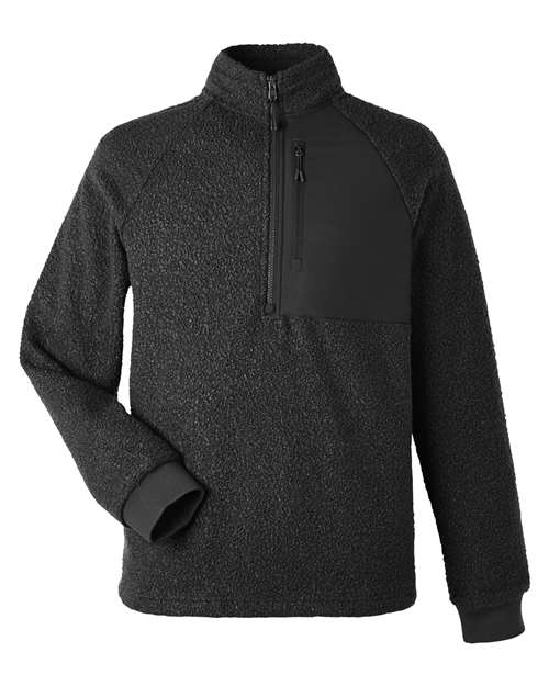 North End Men's Aura Sweater Fleece Quarter-Zip Pullover