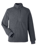 North End Men's Aura Sweater Fleece Quarter-Zip Pullover