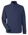 North End Men's Spirit Textured Quarter-Zip Pullover