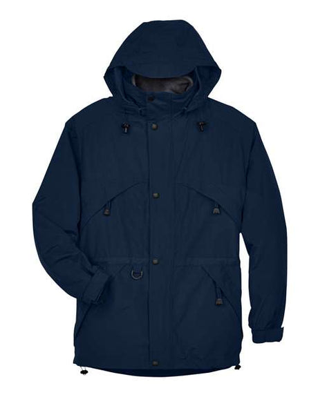 North End Men's 3-in-1 Parka with Dobby Trim