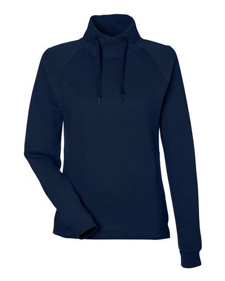 North End Women's Rhythm Waffle Cross-Neck Pullover