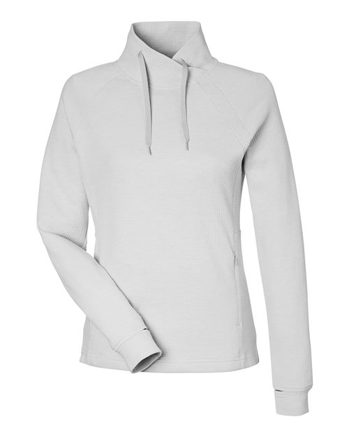 North End Women's Rhythm Waffle Cross-Neck Pullover