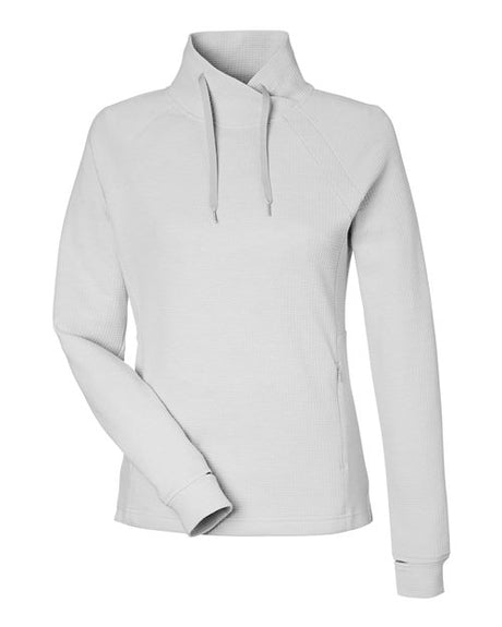 North End Women's Rhythm Waffle Cross-Neck Pullover