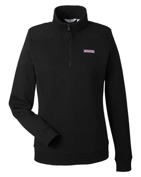 vineyard vines Women's Collegiate Shep quarter-zip sweatshirt designed for comfortable everyday layering